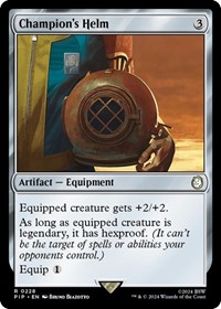 Champion's Helm, Universes Beyond: Fallout
