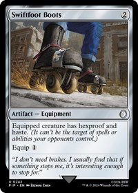 Swiftfoot Boots, Universes Beyond: Fallout