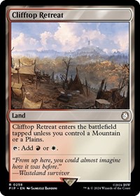 Clifftop Retreat, Universes Beyond: Fallout