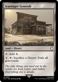 Scavenger Grounds, Universes Beyond: Fallout