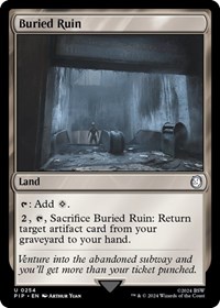Buried Ruin, Universes Beyond: Fallout