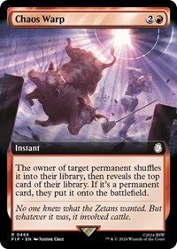 Chaos Warp (Extended Art), Universes Beyond: Fallout