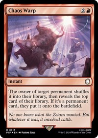 Chaos Warp (Surge Foil), Universes Beyond: Fallout