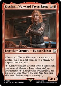 Duchess, Wayward Tavernkeep (Surge Foil), Universes Beyond: Fallout