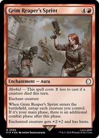 Grim Reaper's Sprint (Surge Foil), Universes Beyond: Fallout