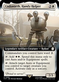 Codsworth, Handy Helper (Extended Art), Universes Beyond: Fallout