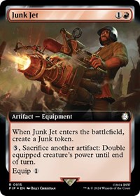 Junk Jet (Extended Art) (Surge Foil), Universes Beyond: Fallout