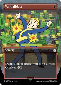 Vandalblast (Borderless) (Surge Foil), Universes Beyond: Fallout