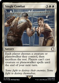 Single Combat (Surge Foil), Universes Beyond: Fallout
