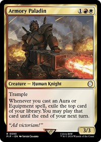 Armory Paladin, Universes Beyond: Fallout