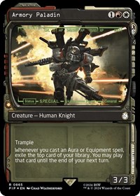 Armory Paladin (Showcase) (Surge Foil), Universes Beyond: Fallout