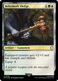 Behemoth Sledge (Surge Foil), Universes Beyond: Fallout