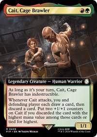 Cait, Cage Brawler (Extended Art), Universes Beyond: Fallout