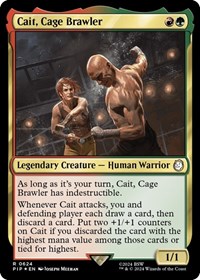 Cait, Cage Brawler (Surge Foil), Universes Beyond: Fallout