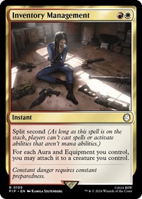 Inventory Management, Universes Beyond: Fallout