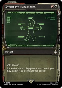 Inventory Management (Showcase) (Surge Foil), Universes Beyond: Fallout