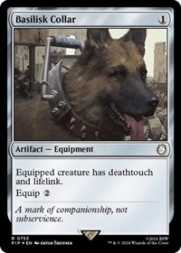 Basilisk Collar (Surge Foil), Universes Beyond: Fallout