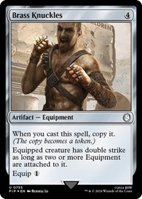 Brass Knuckles (Surge Foil), Universes Beyond: Fallout