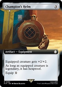 Champion's Helm (Extended Art), Universes Beyond: Fallout
