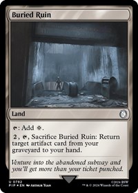 Buried Ruin (Surge Foil), Universes Beyond: Fallout