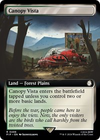 Canopy Vista (Extended Art), Universes Beyond: Fallout
