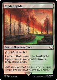 Cinder Glade (Surge Foil), Universes Beyond: Fallout