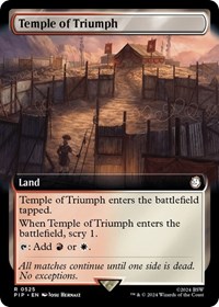 Temple of Triumph (Extended Art), Universes Beyond: Fallout
