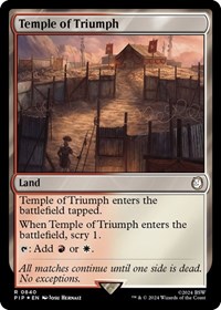 Temple of Triumph (Surge Foil), Universes Beyond: Fallout