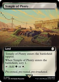 Temple of Plenty (Extended Art), Universes Beyond: Fallout