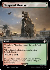 Temple of Abandon (Extended Art), Universes Beyond: Fallout