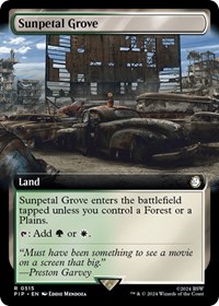 Sunpetal Grove (Extended Art), Universes Beyond: Fallout