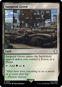 Sunpetal Grove (Surge Foil), Universes Beyond: Fallout