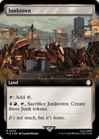 Junktown (Extended Art) (Surge Foil), Universes Beyond: Fallout