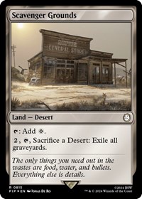 Scavenger Grounds (Surge Foil), Universes Beyond: Fallout