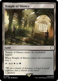 Temple of Silence, Universes Beyond: Fallout