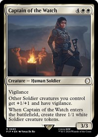 Captain of the Watch (Surge Foil), Universes Beyond: Fallout