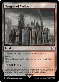 Temple of Malice, Universes Beyond: Fallout