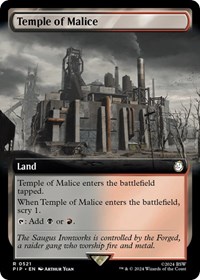 Temple of Malice (Extended Art), Universes Beyond: Fallout