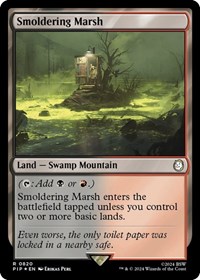 Smoldering Marsh (Surge Foil), Universes Beyond: Fallout