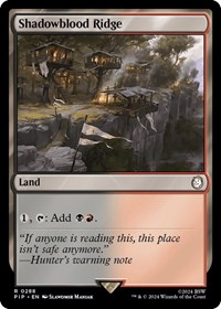 Shadowblood Ridge, Universes Beyond: Fallout