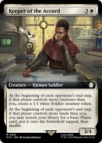 Keeper of the Accord (Extended Art), Universes Beyond: Fallout