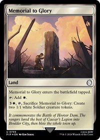 Memorial to Glory (Surge Foil), Universes Beyond: Fallout