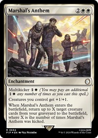 Marshal's Anthem (Surge Foil), Universes Beyond: Fallout