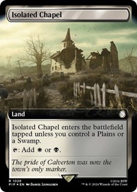 Isolated Chapel (Extended Art) (Surge Foil), Universes Beyond: Fallout