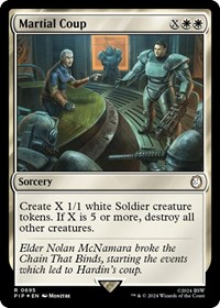 Martial Coup (Surge Foil), Universes Beyond: Fallout