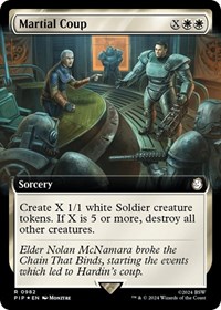 Martial Coup (Extended Art) (Surge Foil), Universes Beyond: Fallout
