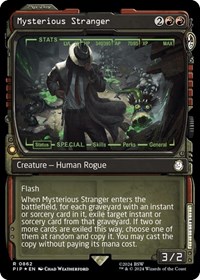 Mysterious Stranger (Showcase) (Surge Foil), Universes Beyond: Fallout