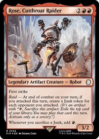 Rose, Cutthroat Raider (Surge Foil), Universes Beyond: Fallout