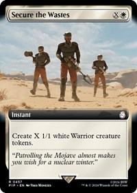 Secure the Wastes (Extended Art), Universes Beyond: Fallout