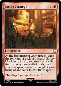 Stolen Strategy (Surge Foil), Universes Beyond: Fallout